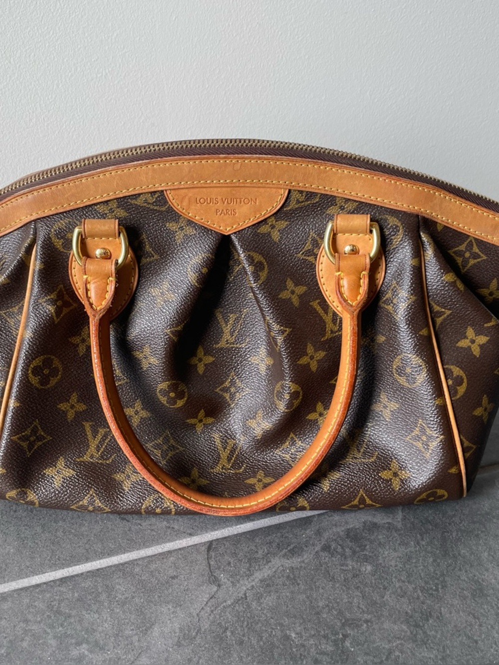 Louis Vuitton Trivoli Satchel. Good condition, Some wear. Price reflected